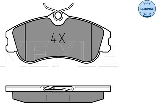 Meyle 025 233 4619 - Brake Pad Set, disc brake onlydrive.pro