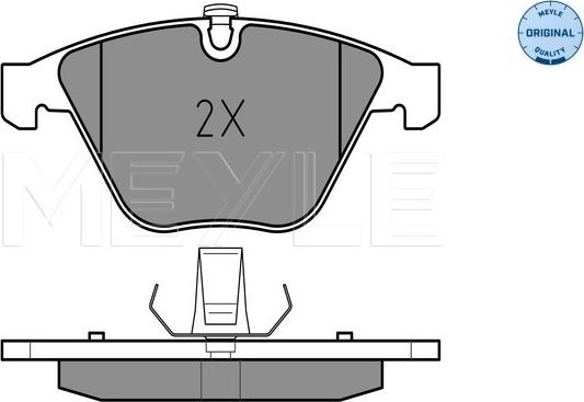 Meyle 025 233 4720 - Тормозные колодки, дисковые, комплект onlydrive.pro