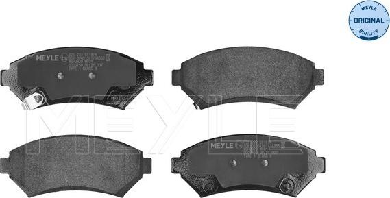 Meyle 025 233 5818/W - Brake Pad Set, disc brake onlydrive.pro