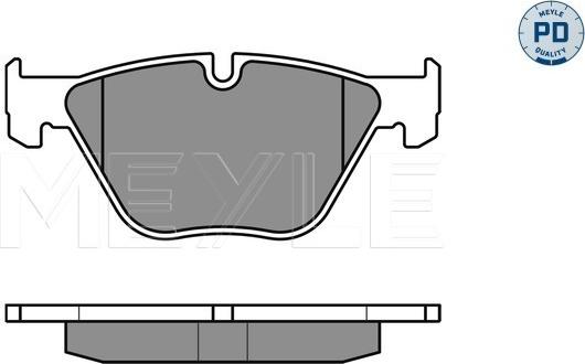 Meyle 025 233 1320/PD - Brake Pad Set, disc brake onlydrive.pro