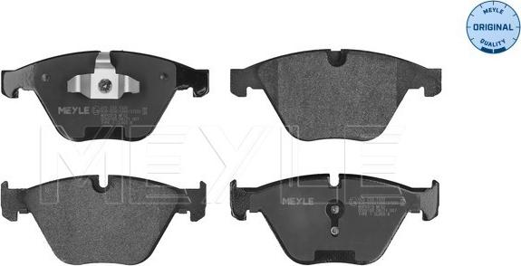 Meyle 025 233 1320 - Brake Pad Set, disc brake onlydrive.pro