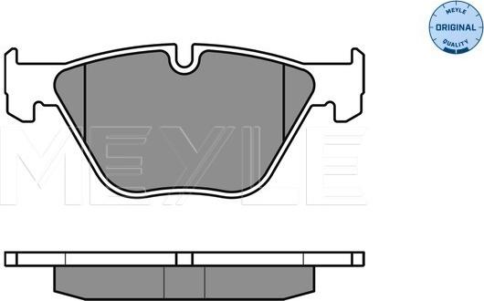 Meyle 025 233 1320 - Тормозные колодки, дисковые, комплект onlydrive.pro