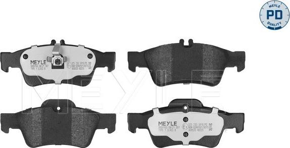 Meyle 025 233 3416/PD - Piduriklotsi komplekt,ketaspidur onlydrive.pro