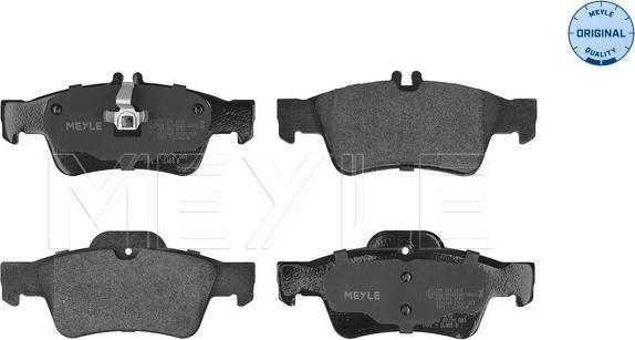 Meyle 025 233 3416 - Brake Pad Set, disc brake onlydrive.pro