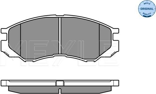 Meyle 025 232 9015/W - Brake Pad Set, disc brake onlydrive.pro