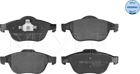 Meyle 025 232 4518 - Brake Pad Set, disc brake onlydrive.pro