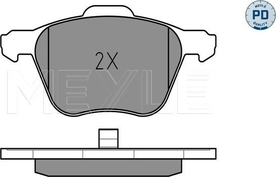 Meyle 025 232 6920/PD - Brake Pad Set, disc brake onlydrive.pro