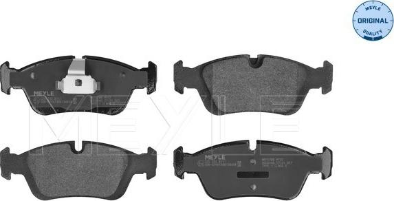 Meyle 025 232 8717 - Brake Pad Set, disc brake onlydrive.pro