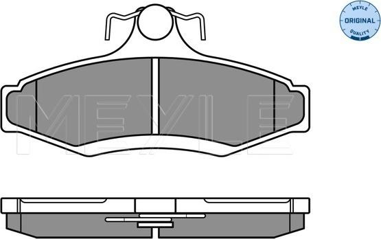 Meyle 025 232 3714 - Brake Pad Set, disc brake onlydrive.pro