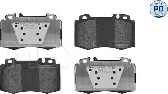 Meyle 025 232 7117/PD - Brake Pad Set, disc brake onlydrive.pro