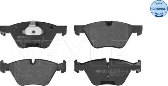 Meyle 025 237 9420 - Brake Pad Set, disc brake onlydrive.pro