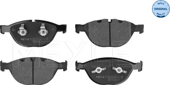 Meyle 025 237 9120 - Brake Pad Set, disc brake onlydrive.pro