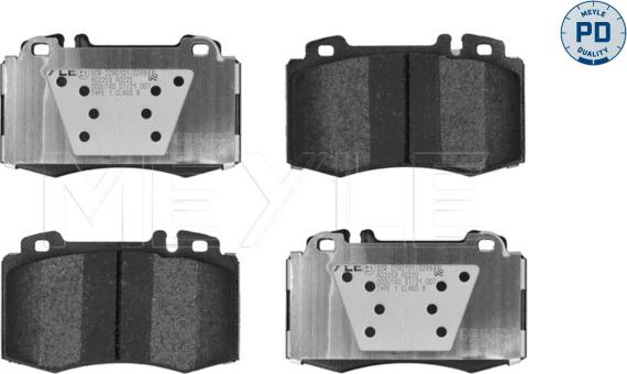 Meyle 025 237 4517/PD - Brake Pad Set, disc brake onlydrive.pro