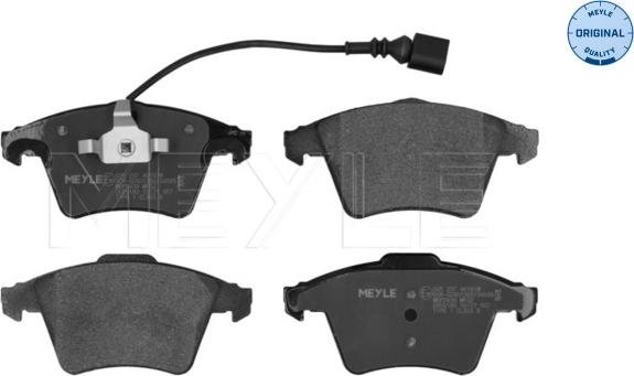 Meyle 025 237 4618/W - Brake Pad Set, disc brake onlydrive.pro