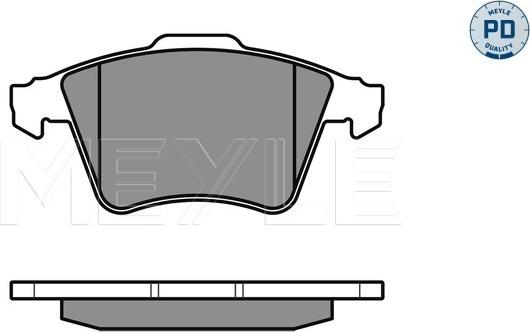 Meyle 025 237 4719/PD - Brake Pad Set, disc brake onlydrive.pro