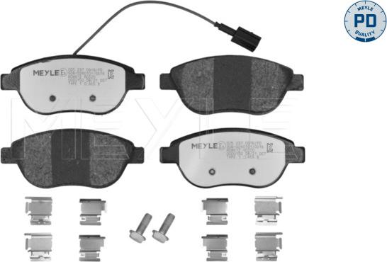 Meyle 025 237 0919/PD - Brake Pad Set, disc brake onlydrive.pro