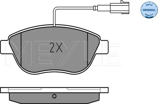 Meyle 025 237 0918/W - Brake Pad Set, disc brake onlydrive.pro