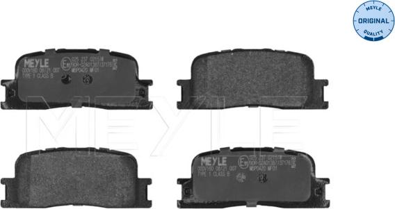 Meyle 025 237 0215/W - Brake Pad Set, disc brake onlydrive.pro