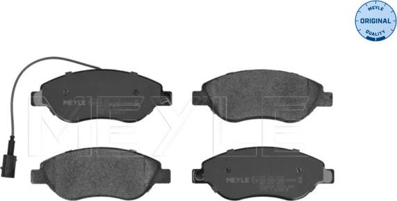 Meyle 025 237 1119 - Brake Pad Set, disc brake onlydrive.pro