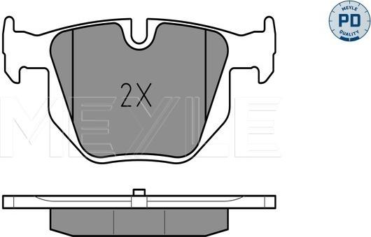 Meyle 025 237 3217/PD - Piduriklotsi komplekt,ketaspidur onlydrive.pro