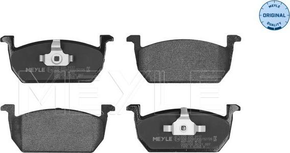 Meyle 025 226 3117 - Brake Pad Set, disc brake onlydrive.pro