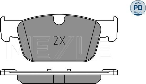 Meyle 025 220 9817/PD - Brake Pad Set, disc brake onlydrive.pro