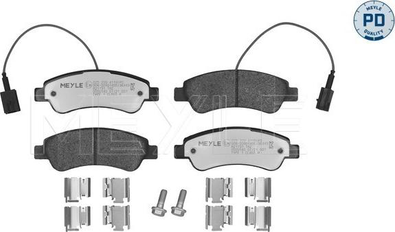 Meyle 025 220 4119/PD - Brake Pad Set, disc brake onlydrive.pro