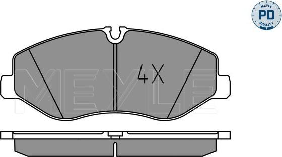 Meyle 025 220 6221/PD - Brake Pad Set, disc brake onlydrive.pro