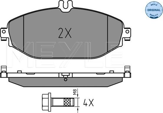 Meyle 025 220 7619 - Brake Pad Set, disc brake onlydrive.pro