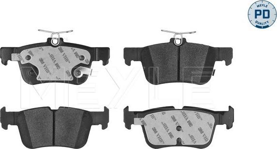 Meyle 025 222 3116/PD - Brake Pad Set, disc brake onlydrive.pro