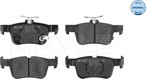 Meyle 025 222 3116 - Brake Pad Set, disc brake onlydrive.pro