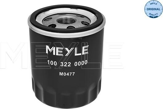 Meyle 100 322 0000 - Alyvos filtras onlydrive.pro