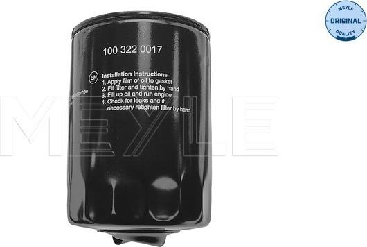 Meyle 100 322 0017 - Oil Filter onlydrive.pro