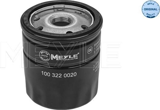 Meyle 100 322 0020 - Oil Filter onlydrive.pro