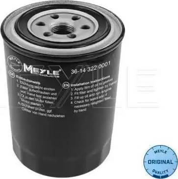 Meyle 36-14 322 0001 - Oil Filter onlydrive.pro