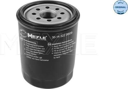 Meyle 30-14 322 0009 - Eļļas filtrs onlydrive.pro