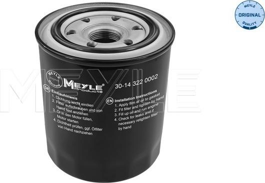 Meyle 30-14 322 0002 - Oil Filter onlydrive.pro