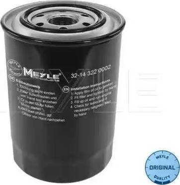 Meyle 32-14 322 0002 - Alyvos filtras onlydrive.pro