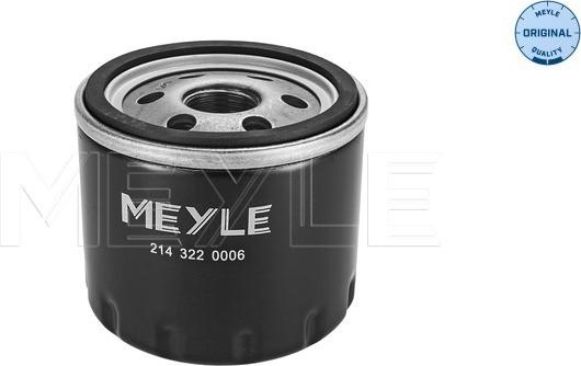 Meyle 214 322 0006 - Õlifilter onlydrive.pro