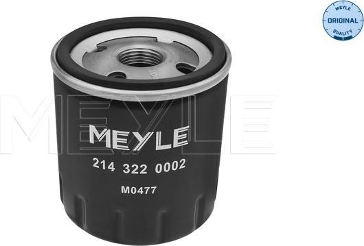 Meyle 214 322 0002 - Oil Filter onlydrive.pro