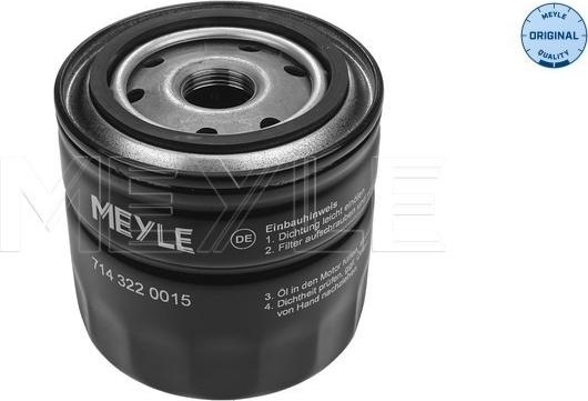 Meyle 714 322 0015 - Eļļas filtrs onlydrive.pro