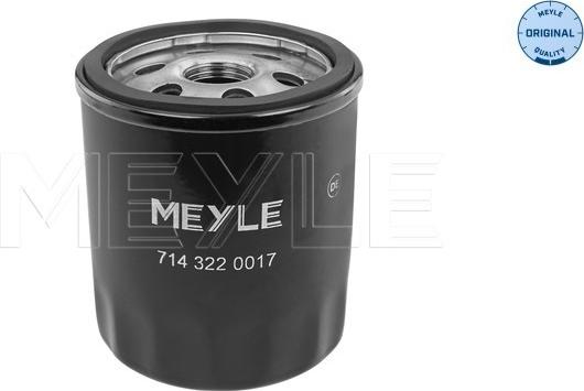 Meyle 714 322 0017 - Eļļas filtrs onlydrive.pro