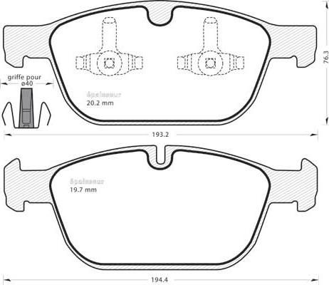 Volvo 32 373 162 - Brake Pad Set, disc brake onlydrive.pro