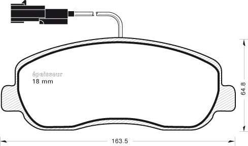 Valeo 302401 - Jarrupala, levyjarru onlydrive.pro