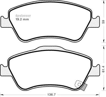 TOYOTA 04465-02270 - Brake Pad Set, disc brake onlydrive.pro