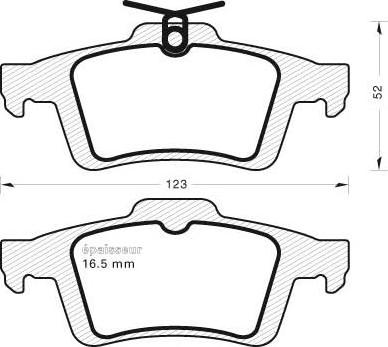 MAZDA C2Y32648ZC - Piduriklotsi komplekt,ketaspidur onlydrive.pro