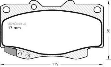 Valeo 302479 - Brake Pad Set, disc brake onlydrive.pro