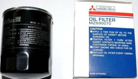 Mitsubishi MZ 690070 - Oil Filter onlydrive.pro