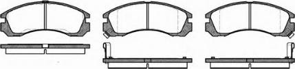 Mitsubishi X3511003 - Brake Pad Set, disc brake onlydrive.pro