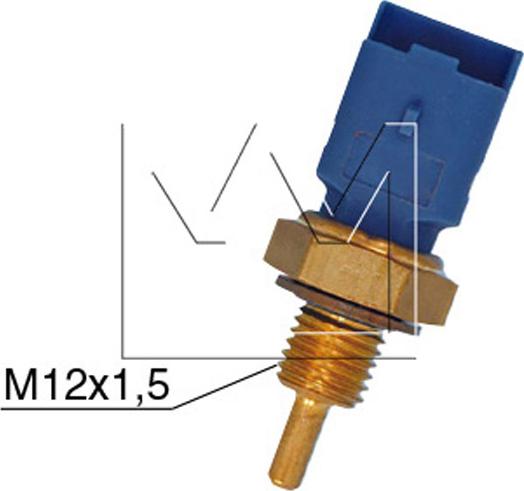 Monark 090600521 - Sensor, coolant temperature onlydrive.pro